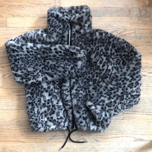 LUCKY FAUX FUR LEOPARD JACKET